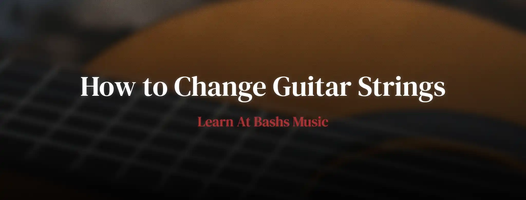 changing guitar strings