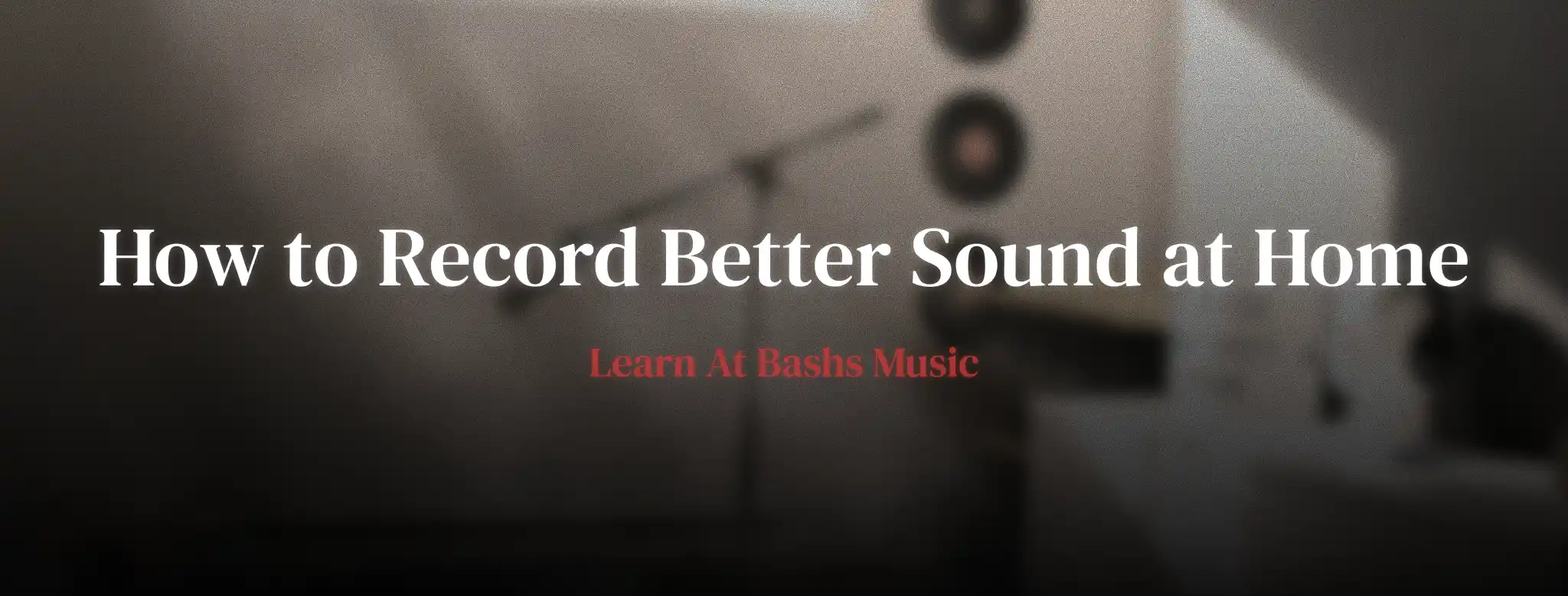 home recording setup