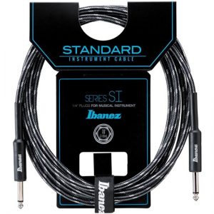 Ibanez SI10 CCT Guitar Cable - Woven Black/White