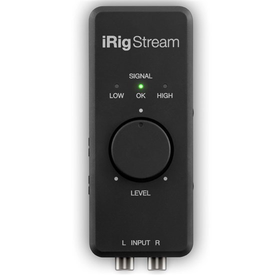 IK Multimedia iRig Stream Streaming Audio Interface for iOS Android & Mac/PC