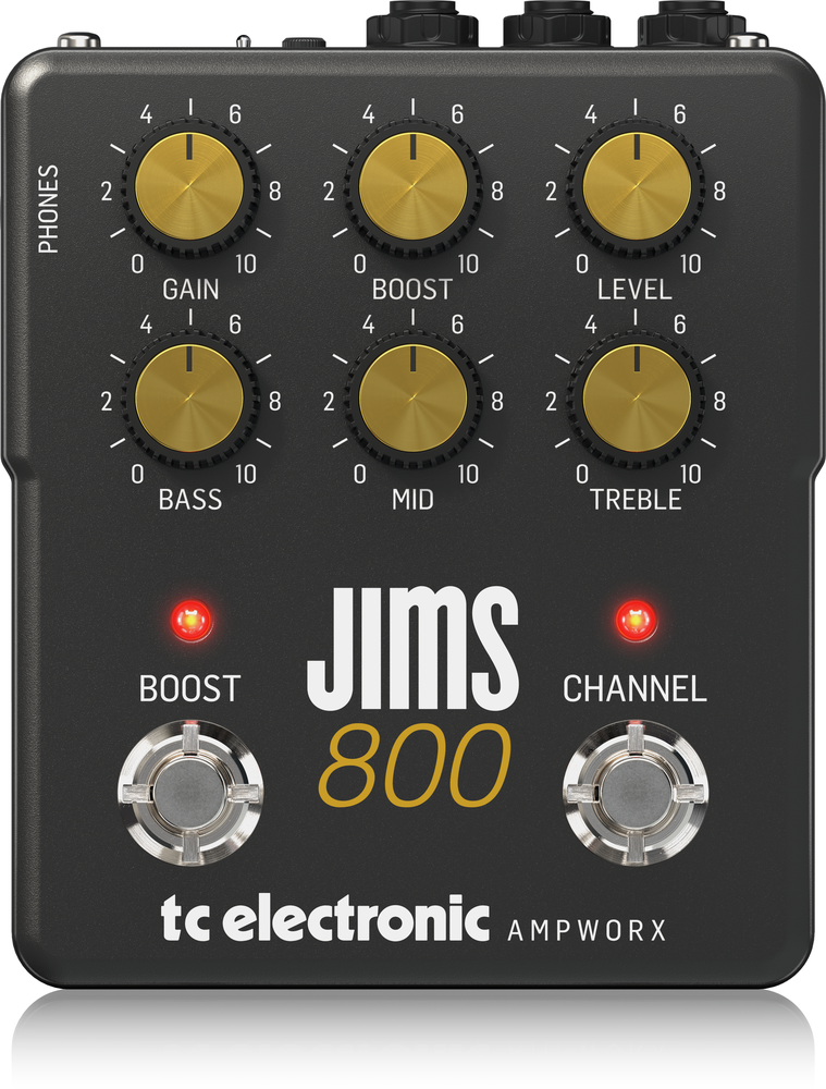 Tc Electronic Jims 800 Dual Ch Guitar Preamp Pedal