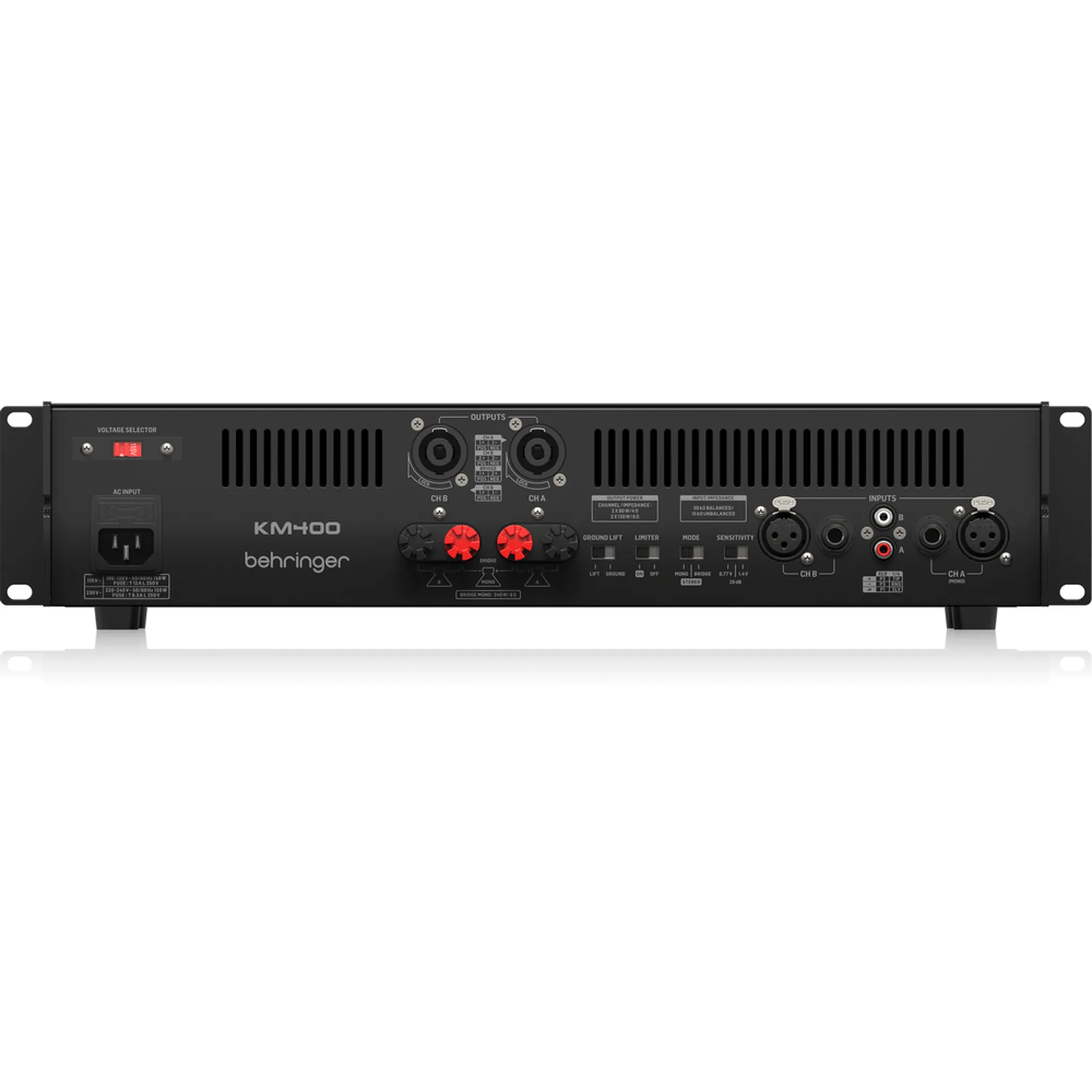 Behringer KM400 Professional Stereo Amp - Image 2