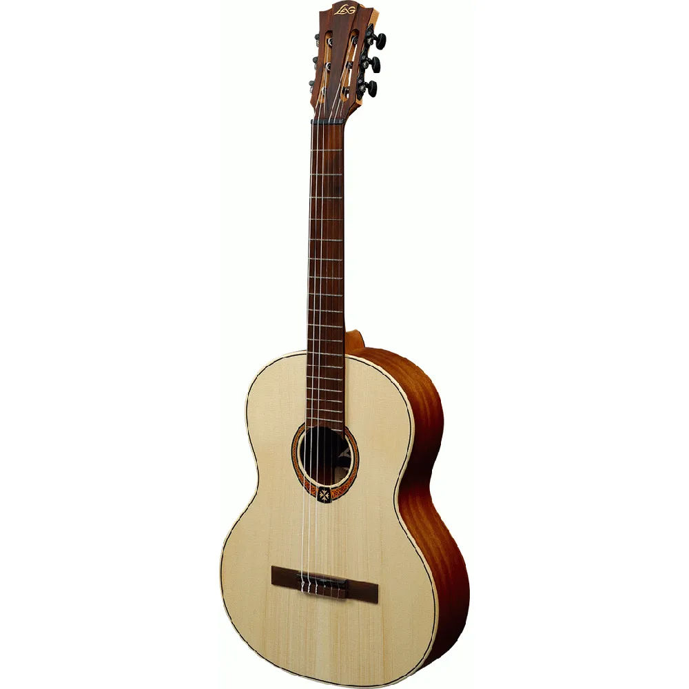 LAG OC70 Classical Guitar 4/4 – Solid Engelmann Spruce Top
