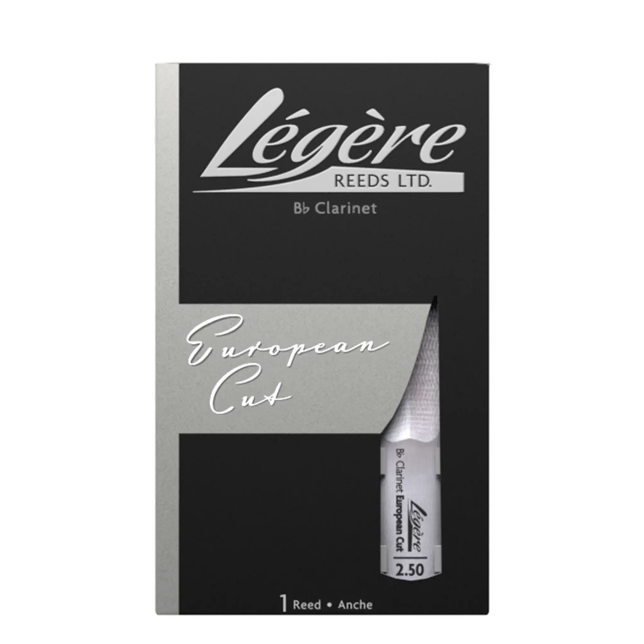 Legere European Cut B Flat Clarinet Reed 2.50