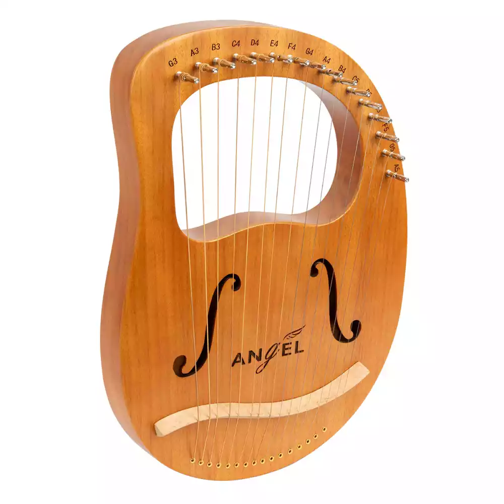 Angel LR16F Lyre Harp 16 Strings G3-A5 - Natural Finish