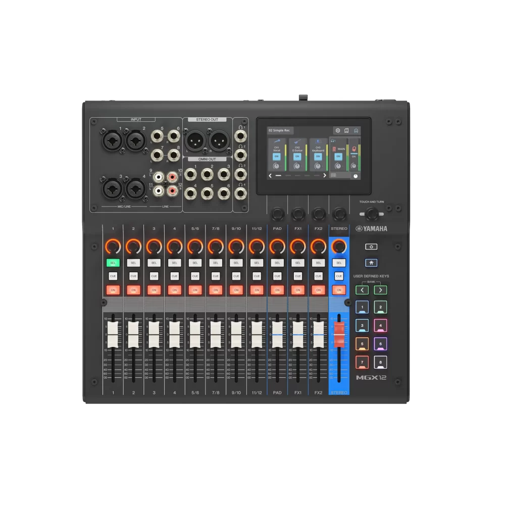 Yamaha MGX12 18-Channel Digital Mixing Console - Black