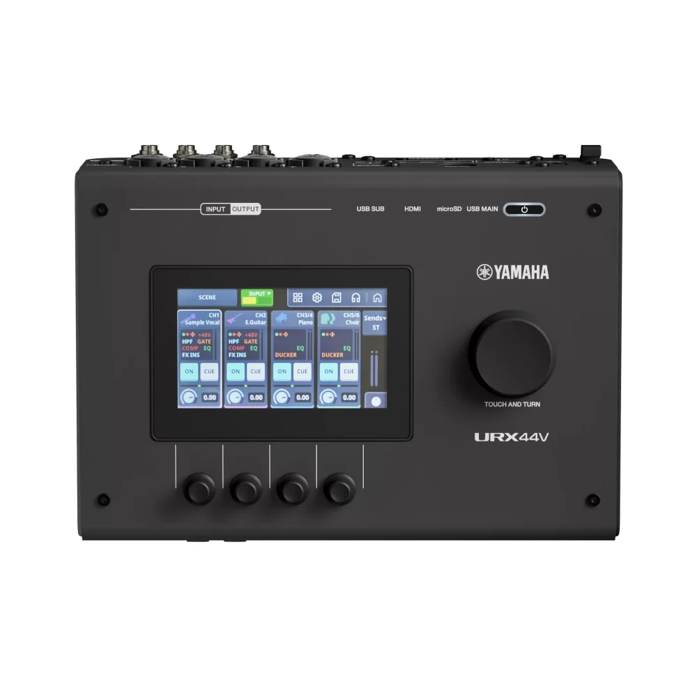 Yamaha URX44V USB Audio/Video Interface - Black