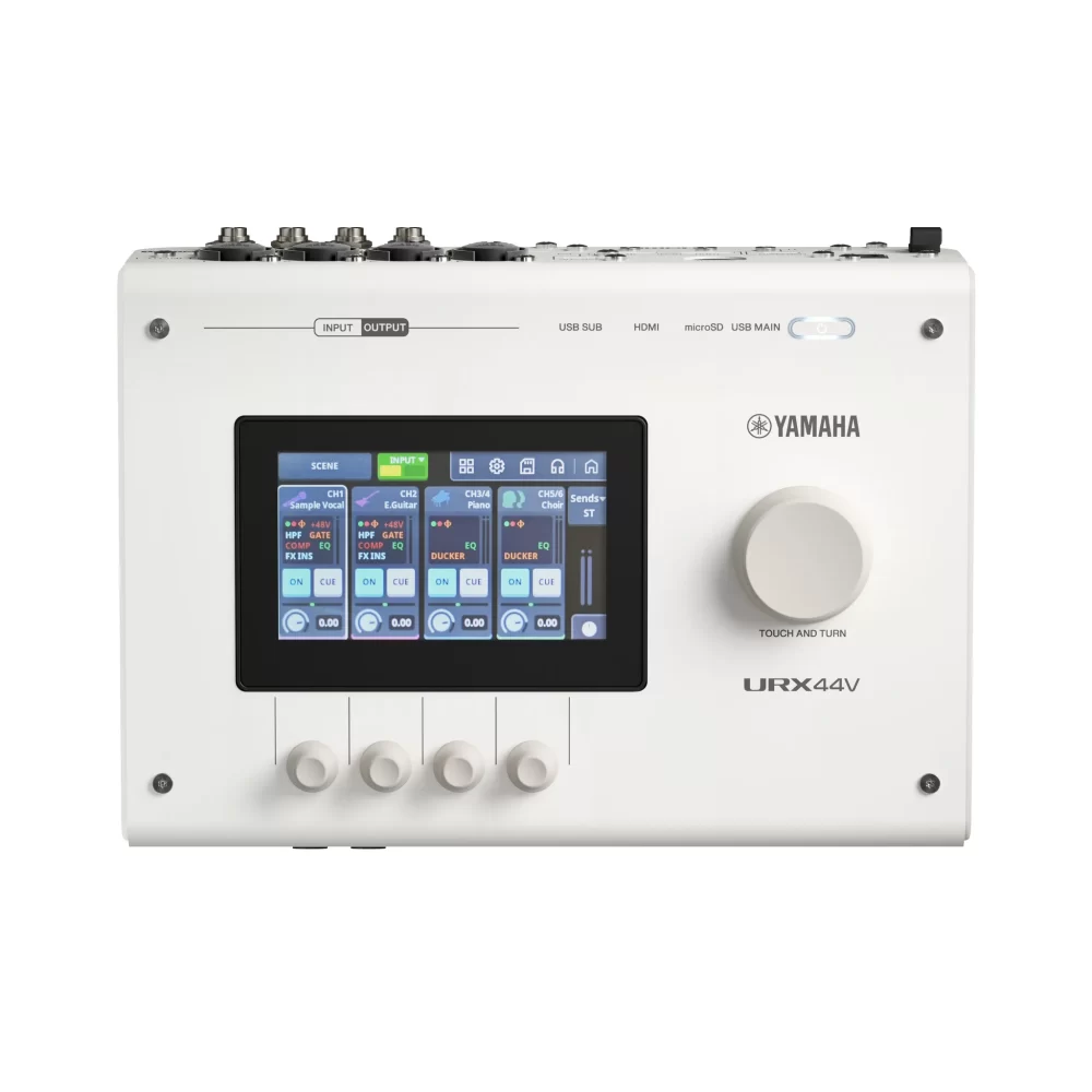 Yamaha URX44V USB Audio/Video Interface - White