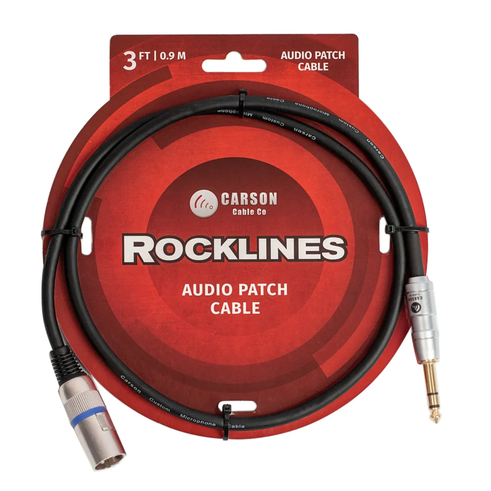 Rocklines RAD32ST 3ft Audio Patch Cable