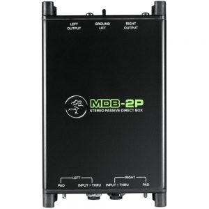 Mackie MDB-2P Passive Stereo Direct Box