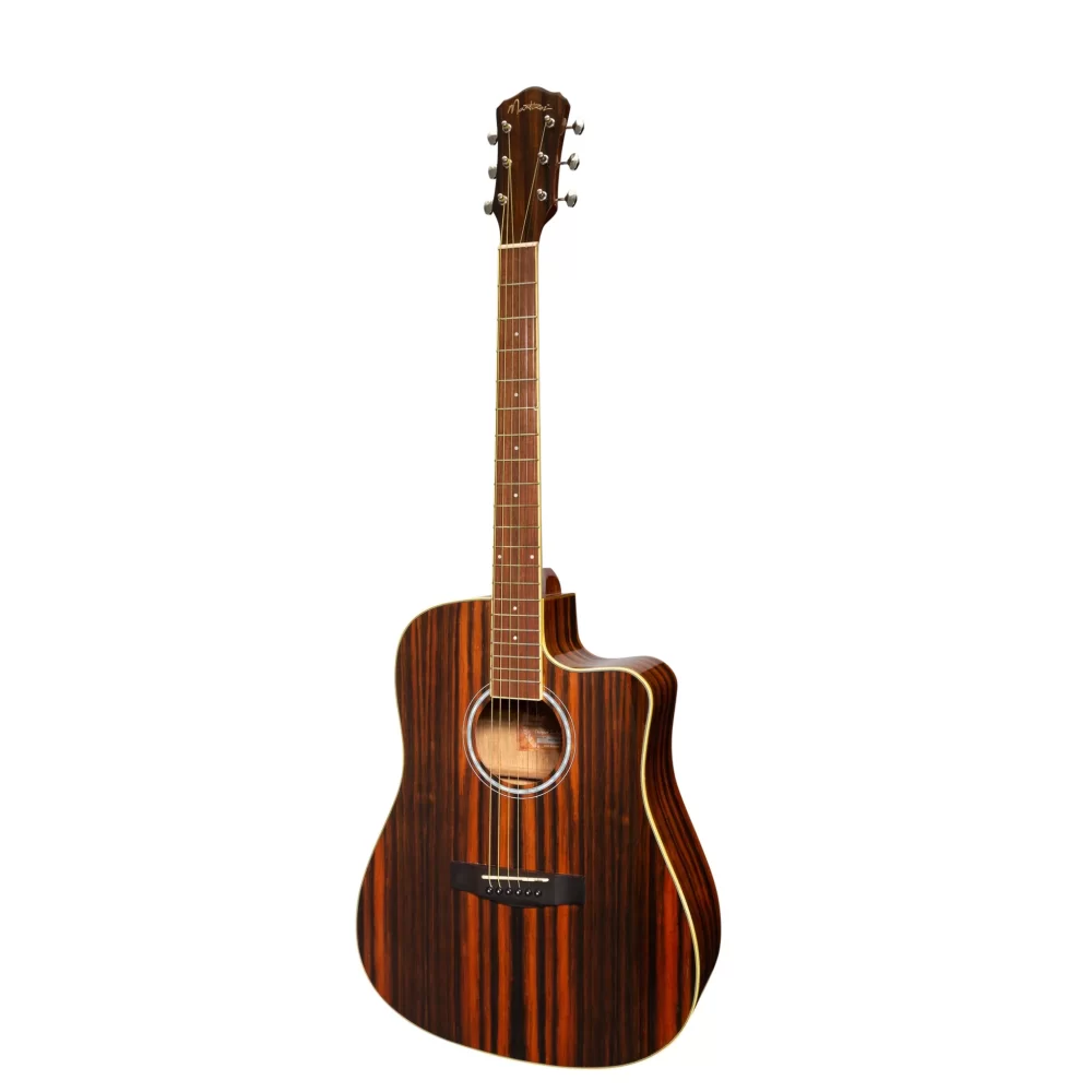 Martinez 51 Series MDC-51G-AMA Acoustic-Electric Dreadnought Cutaway – Gloss Amara