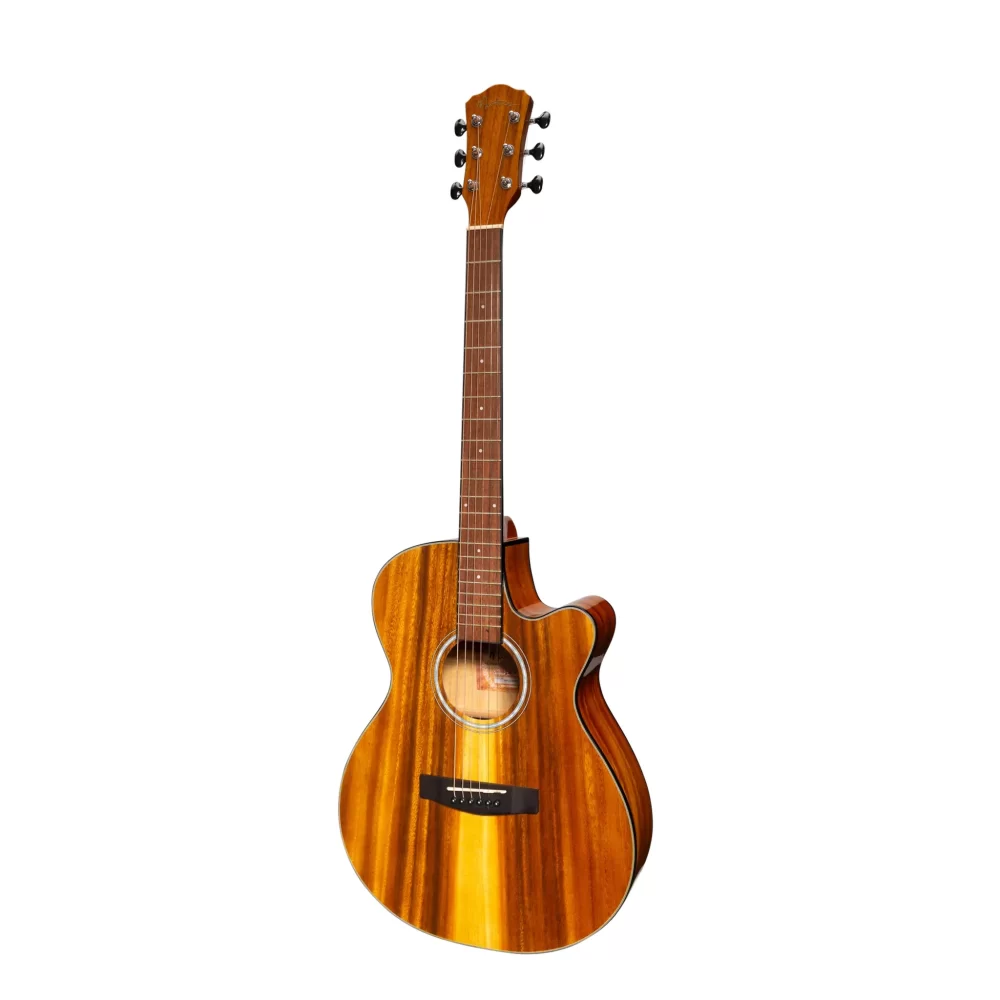 Martinez 51 Series MFC-51G-KOA Folk Cutaway Acoustic-Electric - Gloss