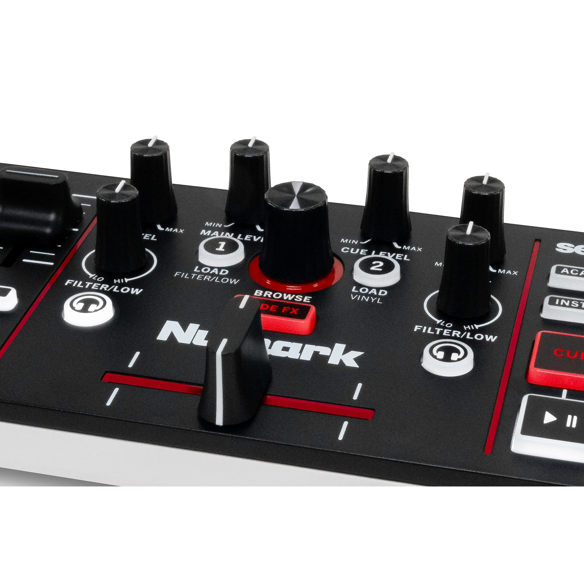 Numark MixTrack Go Pocket 2-Deck DJ Controller with Stems - Image 3