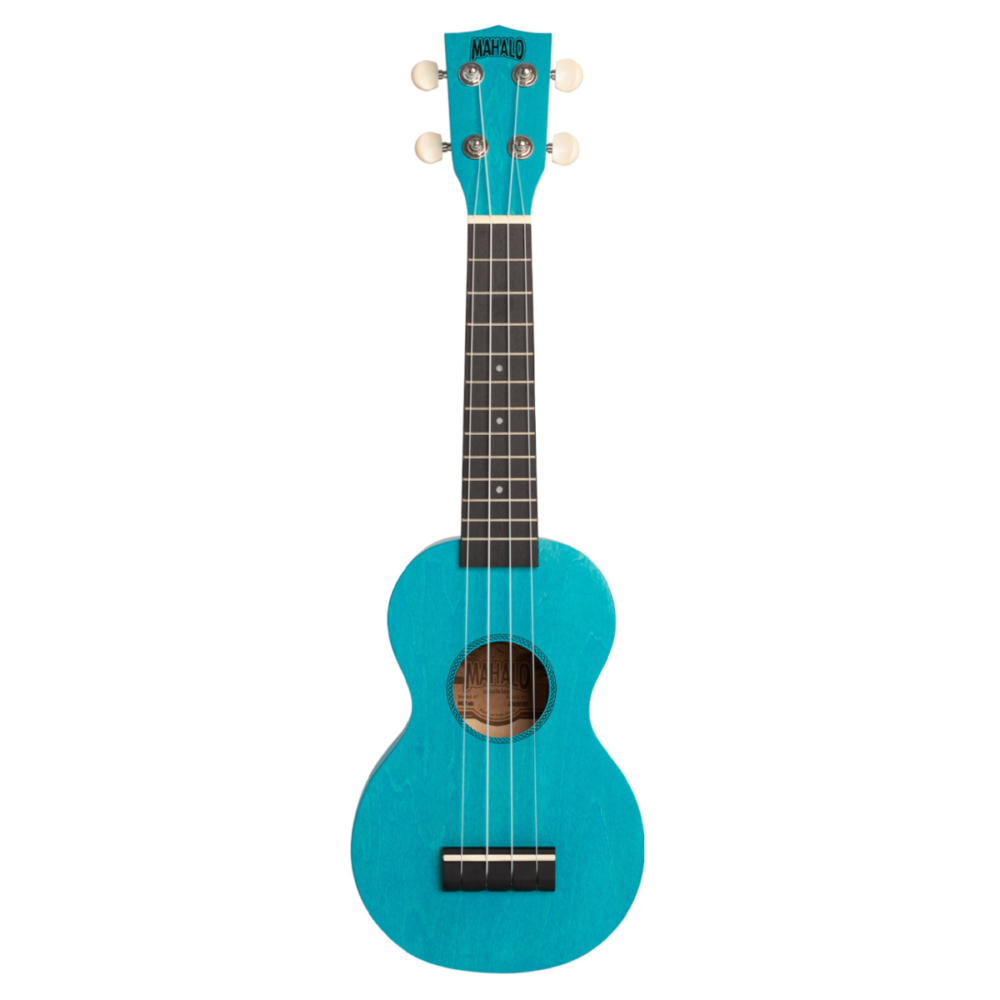 Mahalo Island Series Soprano Ukulele - Aqua Blue