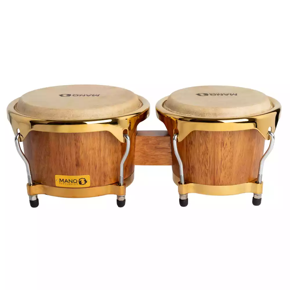 Mano Percussion MP1910 Tunable 7¼ Inch & 8½ Inch Bongos - Natural