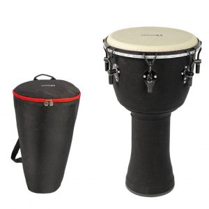 Mano Percussion 12 Inch Wrench Tunable Djembe - With Bag