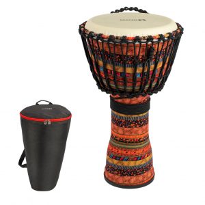 Mano Percussion 10 Inch Resin Shell Djembe - With Bag