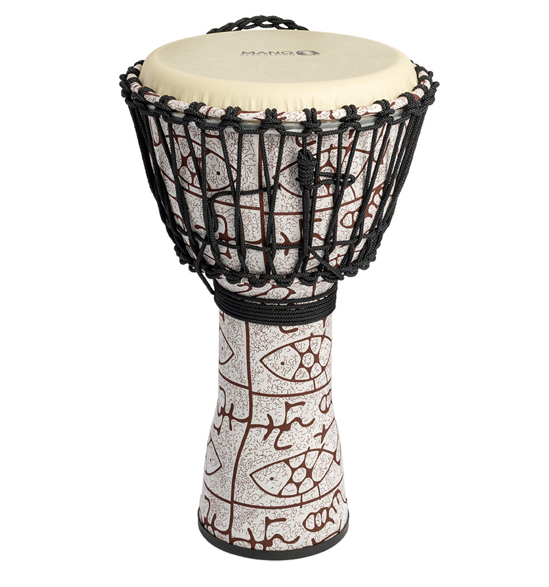 MANO PERCUSSION 10" Wrench Tunable Djembe - Natural Tone Finish