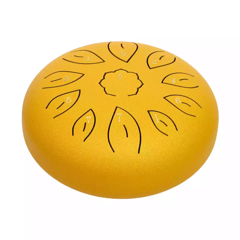 Mano Percussion MPC38GD 8 Inch Tongue Drum - Gold
