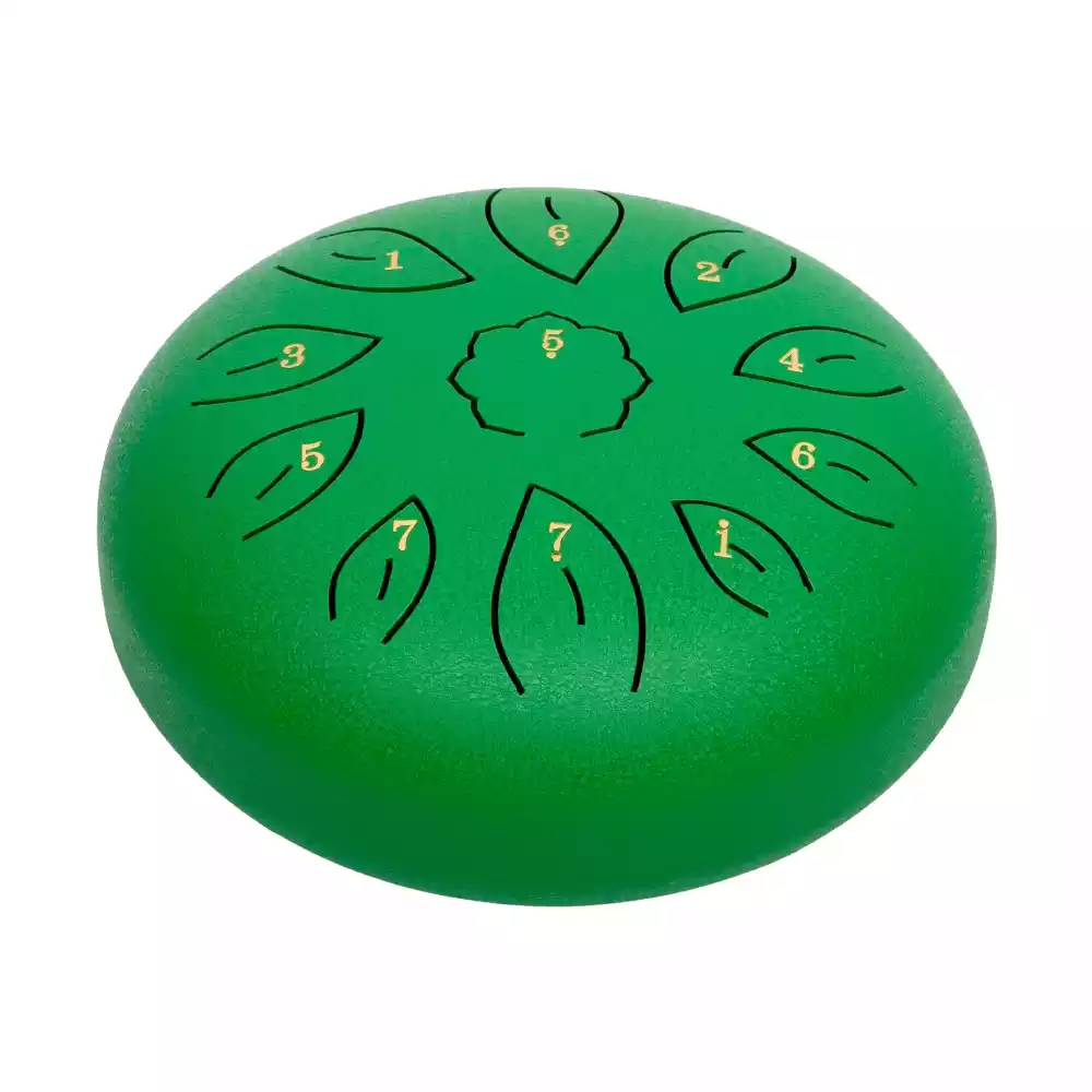 Mano Percussion MPC38GN 8 Inch Tongue Drum - Green