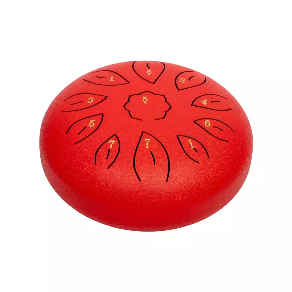Mano Percussion MPC38RD 8 Inch Tongue Drum - Red