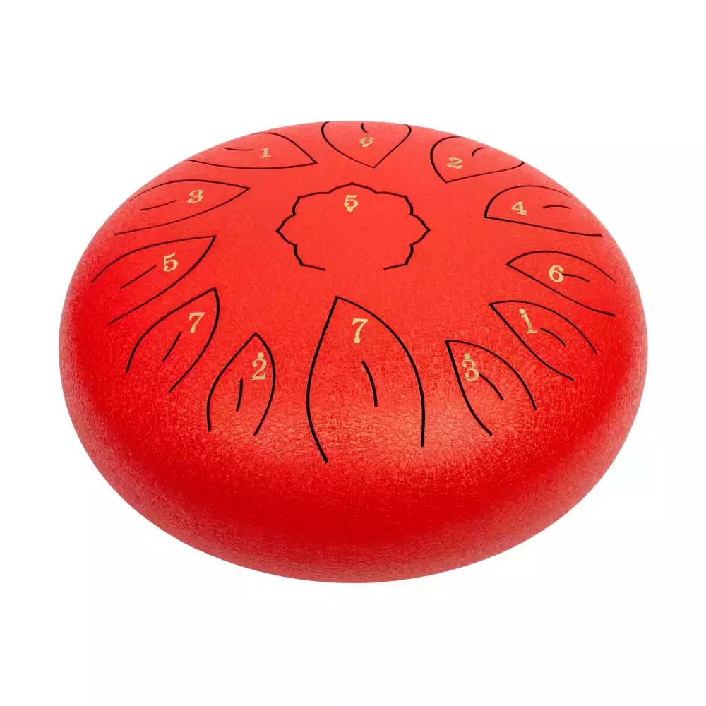 Mano Percussion MPC42RD 12 Inch Tongue Drum - Red