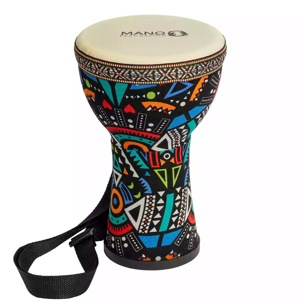 Mano Percussion MPC43AD 6 Inch Pre-Tuned Djembe - Aztec Disco
