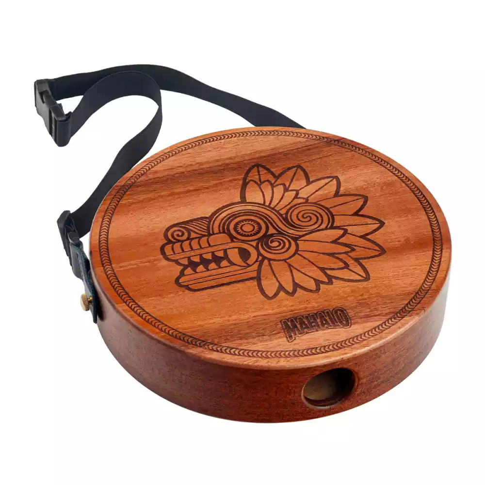 Mahalo MPJ1PM Laptop Cajon - Natural Matt with Puma Graphic