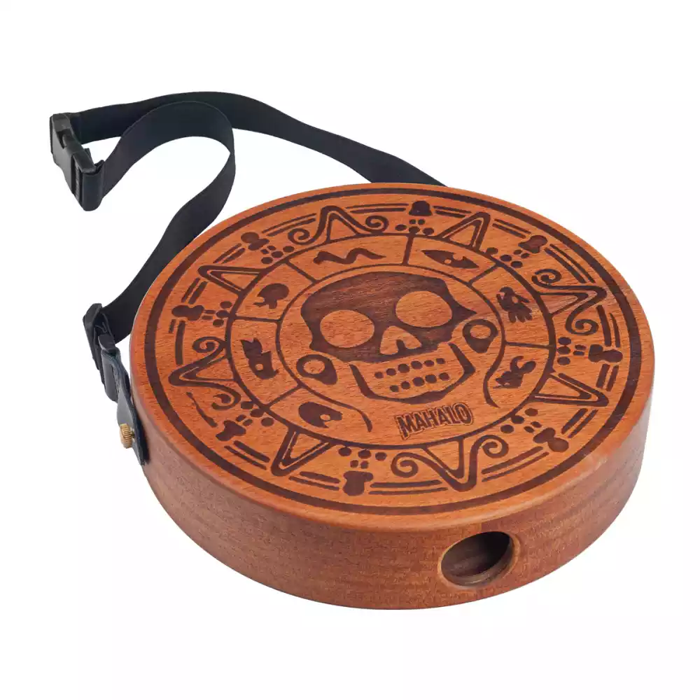 Mahalo MPJ1PR Laptop Cajon - Natural Matt with Pirate Graphic