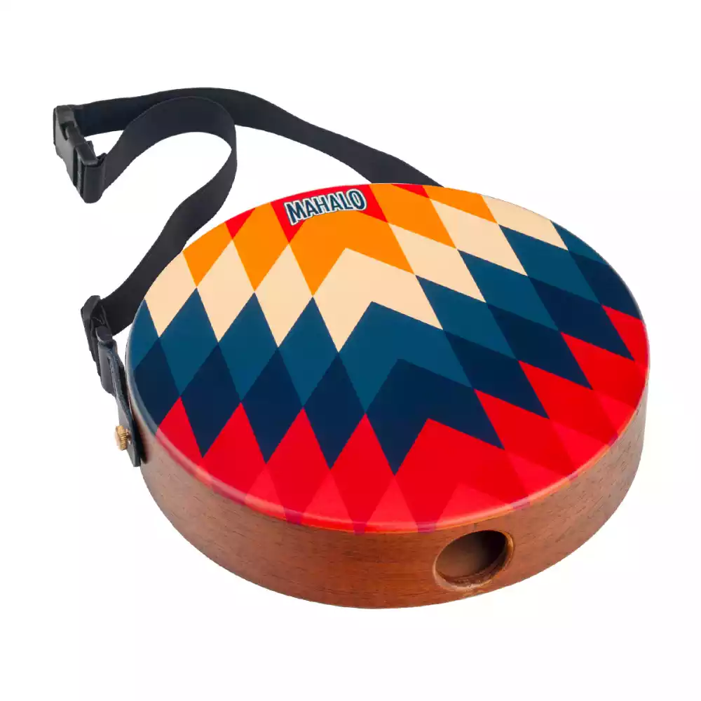 Mahalo MPJ1WV Laptop Cajon - Natural Matt with Weaving Graphic