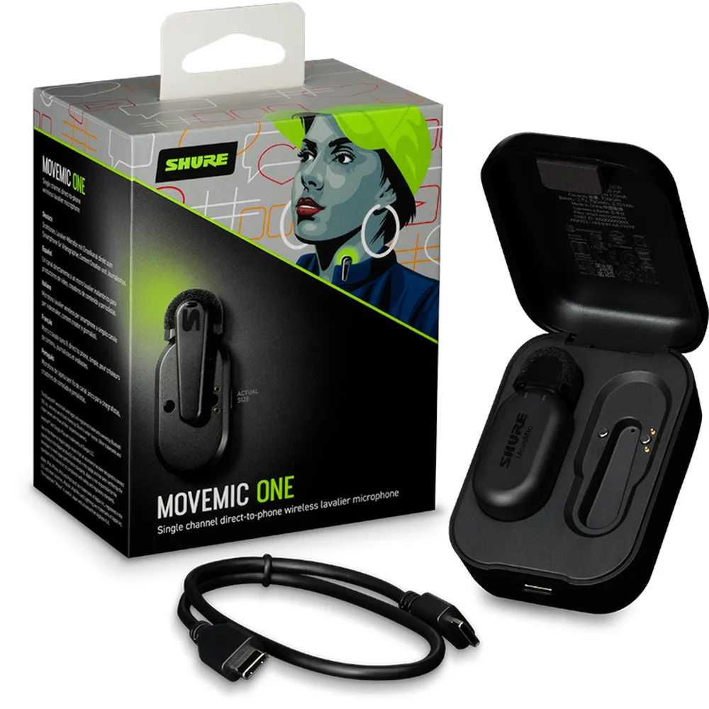Shure MoveMic Single-Channel Wireless Lavalier Microphone