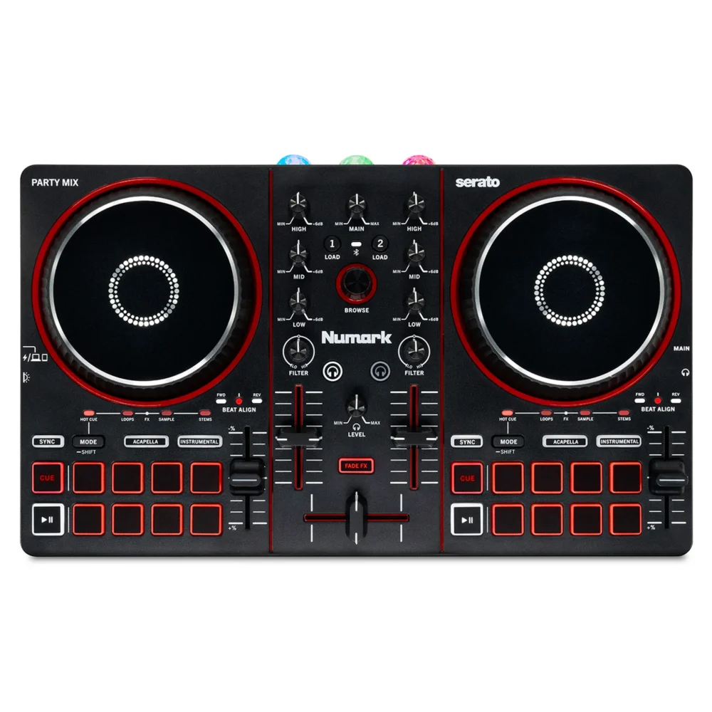 Numark Party Mix III DJ Controller with Light Show