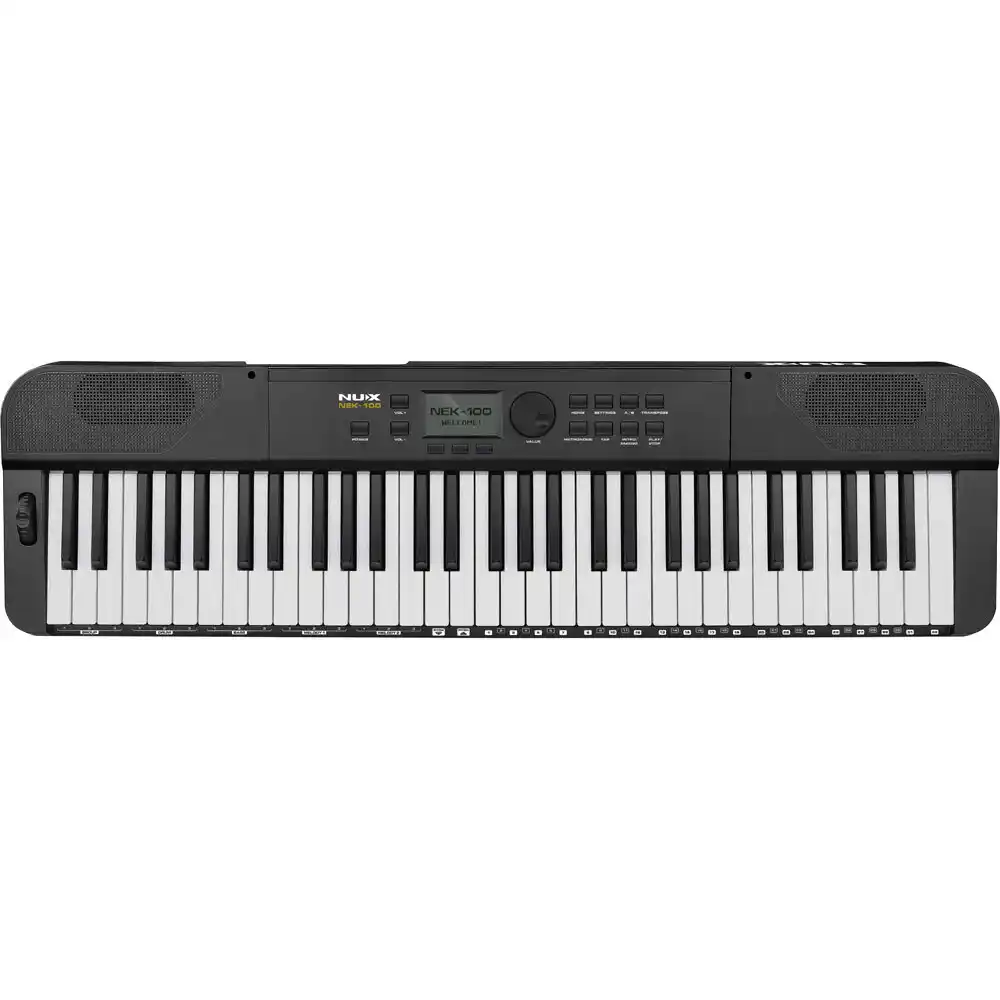 NUX NEK-100 Portable 61-Key Keyboard w/ Bluetooth – Black