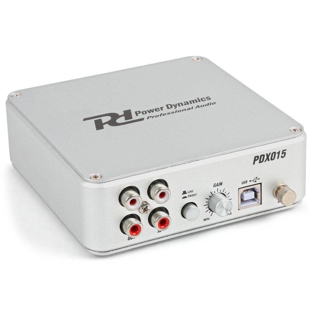 Power Dynamics PDX015 USB Phono Preamp