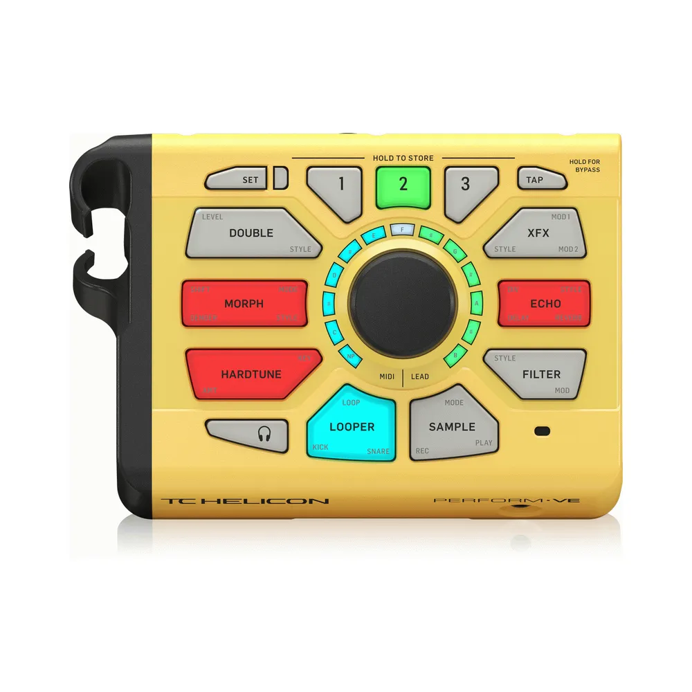 Tc Helicon PerformVe Yellow Vocal Processor Bashs Music