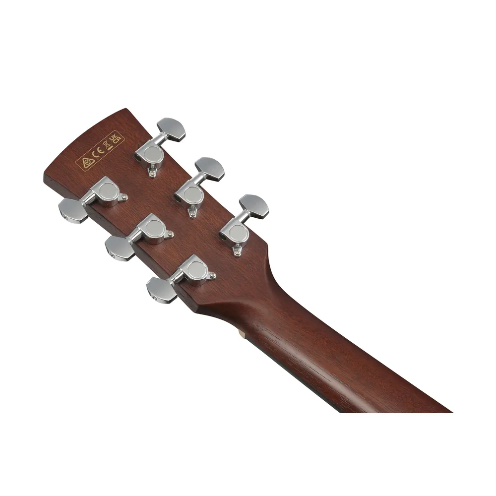 Ibanez PJ50E Open Pore Vintage Amber Sunburst Top, Open Pore Natural Back and Sides Acoustic Guitar - Image 5