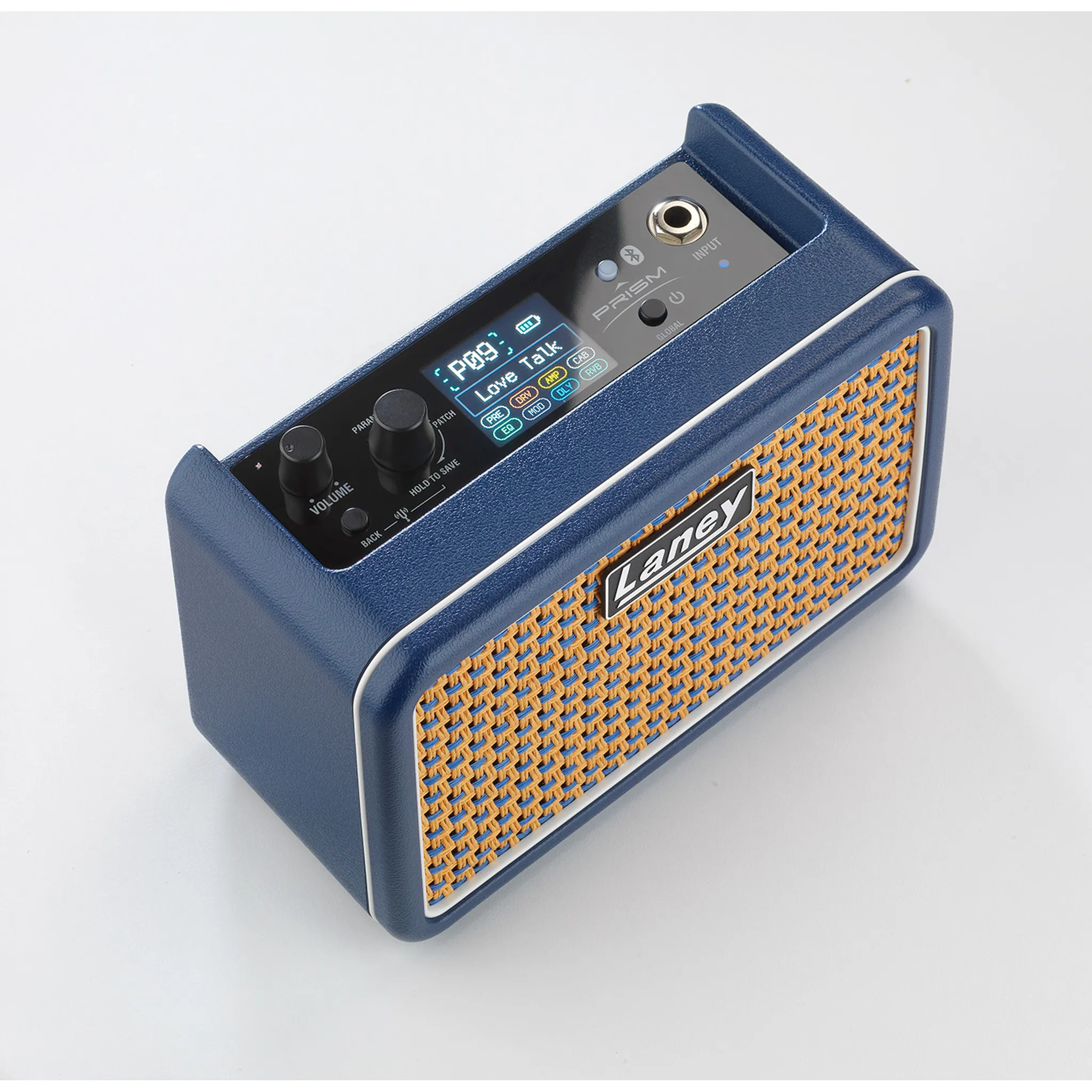 Laney Prism Mini Portable Multi FX Guitar Amp Blue - Image 8