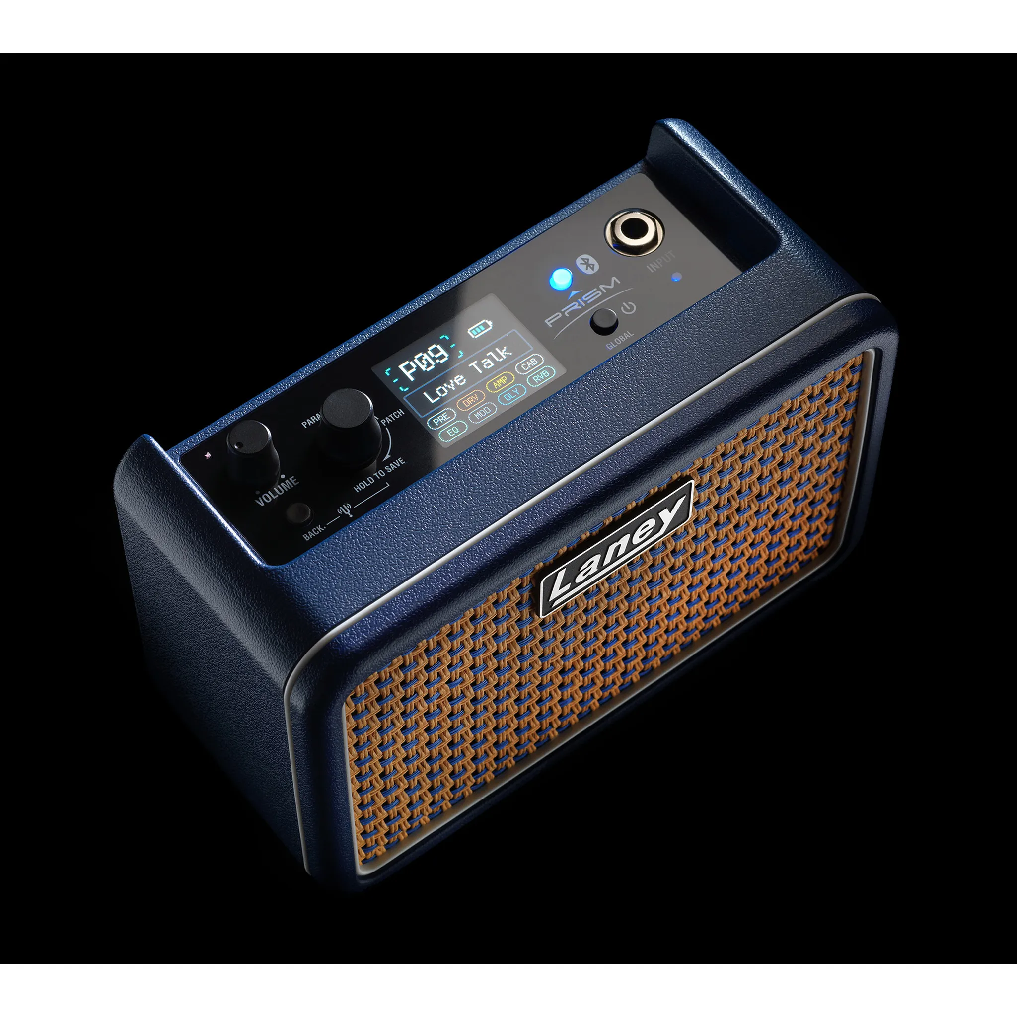 Laney Prism Mini Portable Multi FX Guitar Amp Blue - Image 7