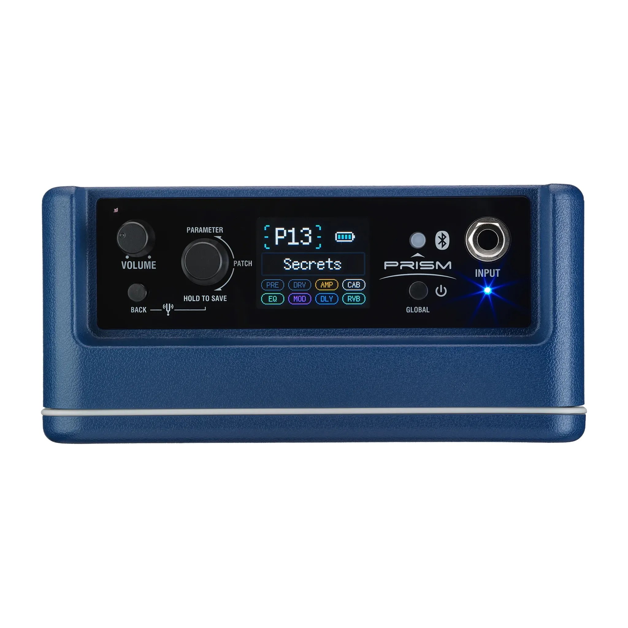 Laney Prism Mini Portable Multi FX Guitar Amp Blue - Image 4