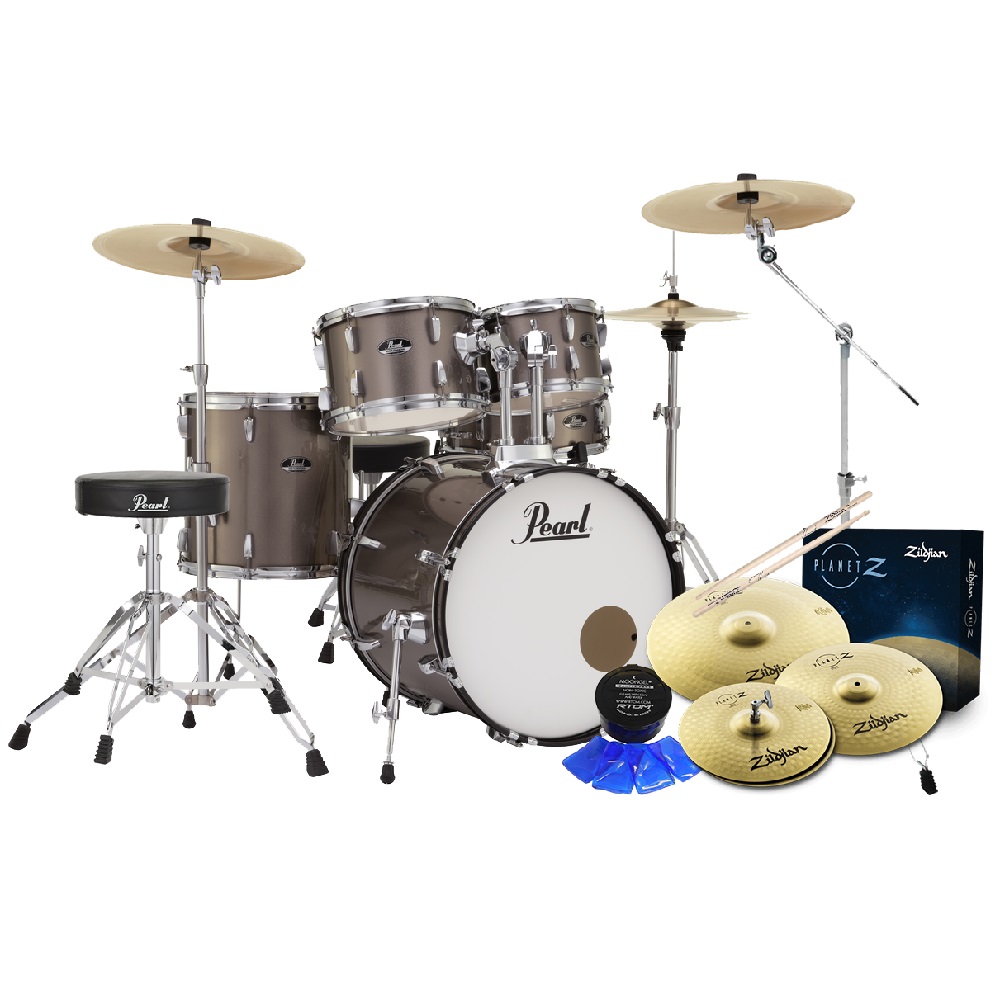 Pearl Roadshow X 20 Inch Drum Kit Bronze Metallic