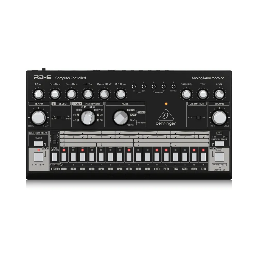Behringer Rd6 Bk Analog Drum Machine