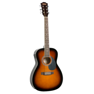 Redding RED34ETS Dreadnought Electric/Acoustic 3/4 Guitar - Tobacco Sunburst Gloss