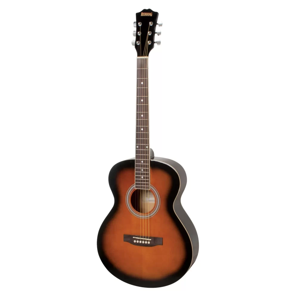 Redding RGC51LHTS Left-Hand Grand Concert Acoustic Guitar – Tobacco Sunburst