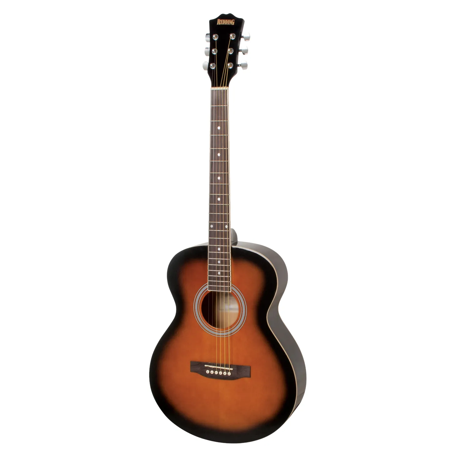Redding RGC51LHTS Left-Hand Grand Concert Acoustic Guitar – Tobacco Sunburst
