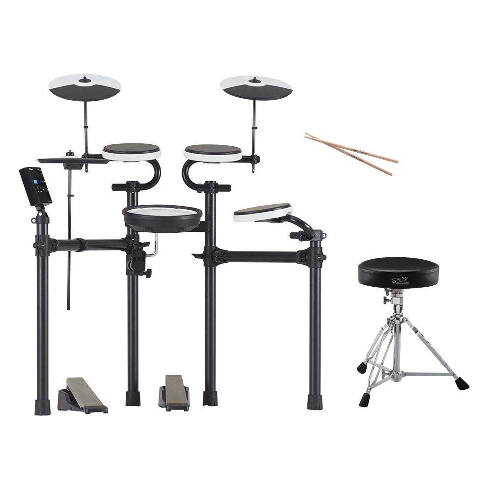 Roland TD-02KV V-Drums Complete Kit with Hardware Pack