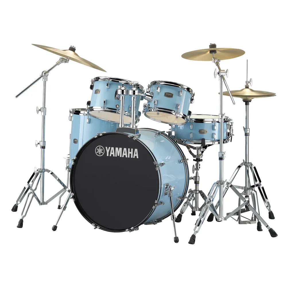 Yamaha Rydeen RDP2F5 Acoustic 22 Inch Drum Kit Gloss Pale Blue