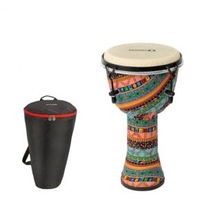 Mano Percussion 8 Inch Water Spirit Wrench Tunable Djembe – With Bag