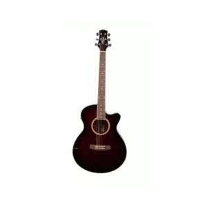 Ashton Sl29Ceq Red Slimline Acoustic Guitar With Cutaway And Eq