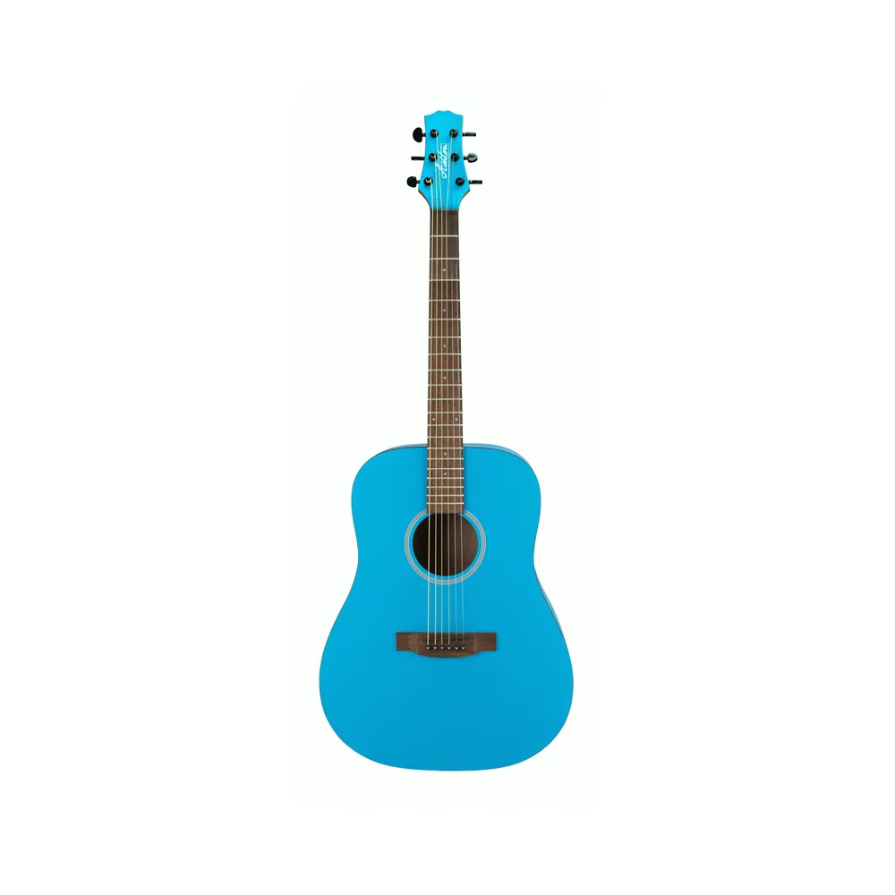 Ashton Spd30 Blue Acoustic Guitar W Gig Bag Bashs Music
