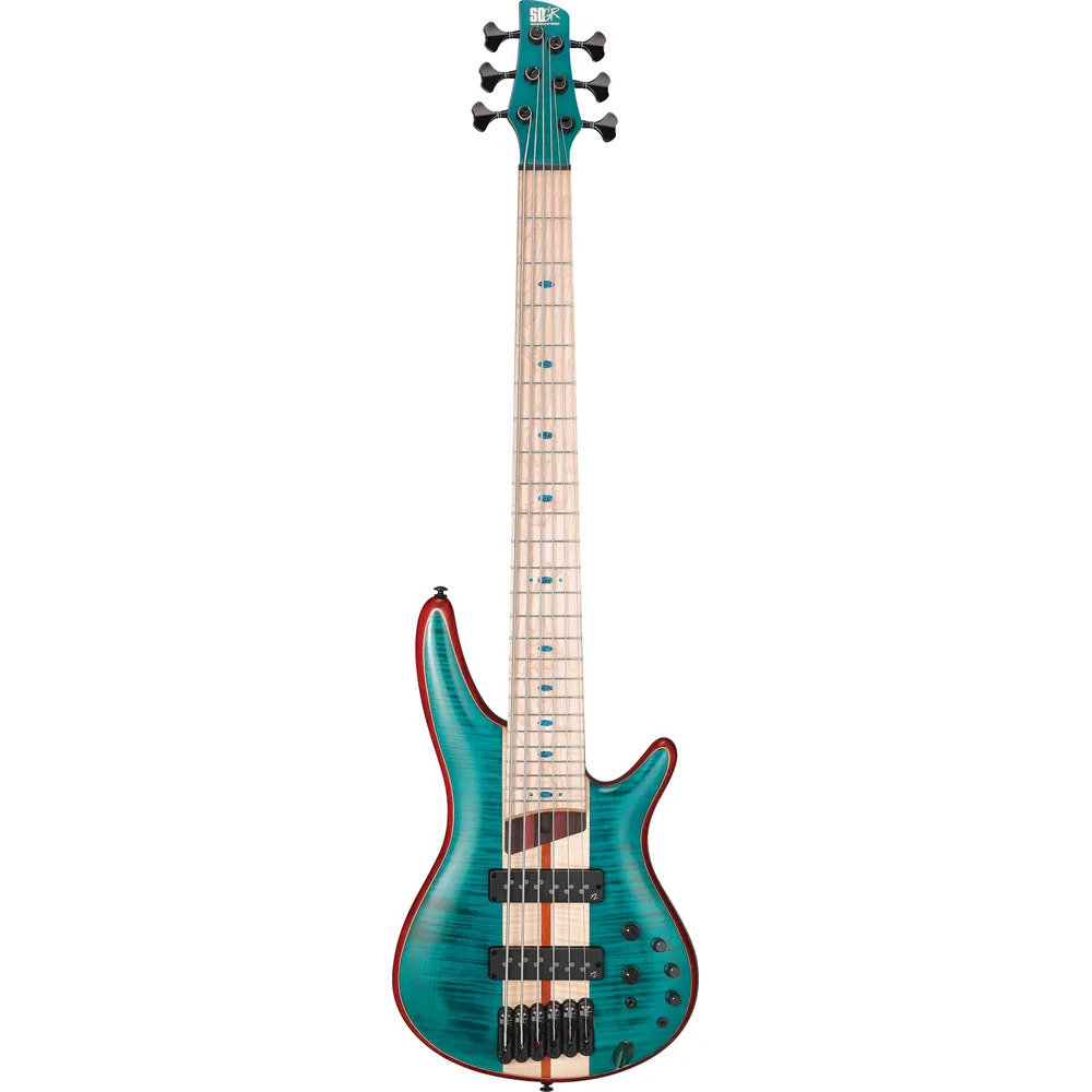 Ibanez SR1426BCGL 6 String Electric Bass Guitar Caribbean Green Low Gloss